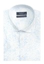 Bielo-modrá košeľa Krátky Rukáv 50/182-188 Značka Quickside