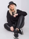 BASIC FEEL GOOD ČIERNA HLADKÁ MIKINA PLUS SIZE (2XL) ČIERNA