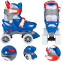 Регулируемые детские роликовые коньки NIJDAM 25-28