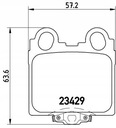 BREMBO P 83 045 JUEGO ZAPATAS HAMULCOWYCH, HAMULC 