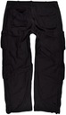SURPLUS nohavice BLACK jeans AIRBONE W190 Dominujúca farba čierna