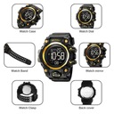 SKMEI Цифровые спортивные часы Электронные водонепроницаемые часы в подарок для мужчин в черном цвете