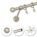 Одинарный карниз длиной 560 см с модными лягушками CLASSIC