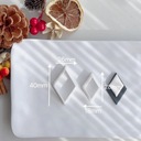 Мини-элементальный резак Gumdrop с закругленными углами, лунный ромб, форма пончика, пол