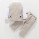 Oblek svetlo béžová vesta mucha šortky na gumičku pohodlné bavlnené Vek dieťaťa 12 mesiacov +