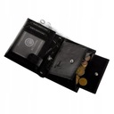 BETLEWSKI Мужской кожаный кошелек для карт с RFID-защитой, классический черный