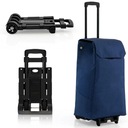 Синяя тележка на колесах