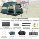 Namiot kempingowy dla 6 osób 2 pokoje Podwójny namiot do spania Kod producenta NP11366