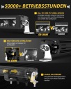 CO LIGHT ФАРА LED (СВІТЛОДІОД) 32 ДЮЙМ LIGHTBAR ECE 12 V 24 V 160 W 32000 LM 6000 K V339  (18819492811) фото min 6