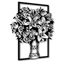 Ажурная картина Настенное украшение Букет цветов панно