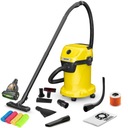 Пылесос без мешка KARCHER WD 3 Профессиональный набор для всасывания 1000 Вт