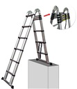 ШАРНИРНАЯ ТЕЛЕСКОПИЧЕСКАЯ ЛЕСТНИЦА 3,8М 2XSTAB / ЛЕСТНИЦА