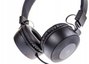 Słuchawki przewodowe składane Hykker czarne EAN (GTIN) 5902983607366
