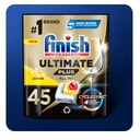 Finish Sada Ultimate Plus Kapsule do umývačky riadu 45 Lemon + Soľ 1,5 kg Počet kusov v balení 90 ks