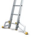 Алюминиевая многофункциональная лестница 3х13 ступенек DRABEST PRO MAX 150кг