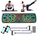 Доска для отжиманий для упражнений PUSH UP, многофункциональная 16 в 1 + эспандеры