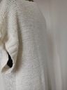 Bershka biały ażurowy sweter frędzle dziergany M Marka Bershka