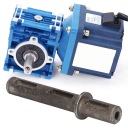ВАЛ РЕДУКТОРА РУЛЬВОЇ КОЛОНКИ SLIMAKOWEJ RV30 14 MM СТАЛЬ STOPOWA ОДИНАРНЕ WYJSCIE  фото 8