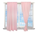 Гладкая штора на ленте Пудровый Розовый 145/230