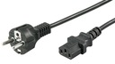 Кабель питания MicroConnect CEE 7/7 — C13, 1 м