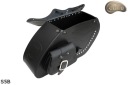LEATHER BAGS S5B Z NITAMI MOTORCYCLE SIDE COFFEE BOXES CHOPPER HARLEY SAKO  photo 8