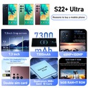 Смартфон S22 Ultra с экраном 7,3 дюйма, памятью 16 ГБ и 1 Тб