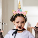 Дитячий костюм веселки з пов'язкою на голову єдинорога, 3 шт.