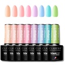 КЛАРЕСА ЛЕНДЕНЦЫ ​​8 шт. ПАСТЕЛЬНЫЙ ГИБРИДНЫЙ ЛАК ДЛЯ НОГТЕЙ НА ВЕСНУ