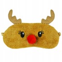 ЗАТЕМАЮЩАЯ МАСКА ДЛЯ СПЯЩЕГО ОЛЕНЯ ПЛЮШЕВЫЙ ОЛЕНЬ NICE TRAVEL