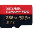 Karta microSD SanDisk Extreme Pro 256GB 200MB/s Nowy Kod producenta SANDISK EXTREME PRO 256GB