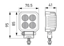 PHARES ANTIBROUILLARD PHARE TRAVAILLÉ HELLA LED AIDE REMORQUE AGROphoto 4