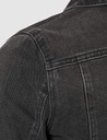 Only Kurtka jeans katana XS 34 czarna przetarcia Kaptur bez kaptura