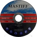 ДИСКИ ДЛЯ РЕЗКИ МЕТАЛЛА inox 125 x 1,2 x 22,2 MASTIFF