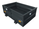BOX TRANSPORTOWA DO TRACTOR / CIAGNIKA TUZ Z LEMIESZEM RAL2004  photo 11