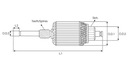 SA0015 ROTOR ARRANCADOR BOSCH 12V 2,40 KW 