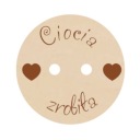 Пуговица декоративная, узор №5, СРЕДНЯЯ, 20 шт, РУЧНАЯ РАБОТА.