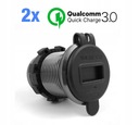 Блок питания алюминиевого зарядного устройства 2xUSB FREEDCONN MC3084G Quick Charge 3.0
