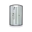 ДУШЕВАЯ КАБИНА БЕЗ ГИДРОМАССАЖА 90х90 ЧЕРНАЯ