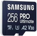 Карта Micro SD SDXC SAMSUNG Ultimate 2023 256 ГБ 200/130 МБ V30