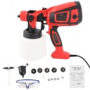 PAINT SPRAYLER, 850 W HVLP ЭЛЕКТРИЧЕСКИЙ SPRAY LAKING PISTOLET 1400 ML Z 6 EJ  фото 10