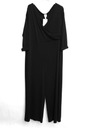 H&M nohavice KOMBINEZON čierna r 2XL 52/54 Druh nohavíc zvonové nohavice
