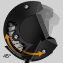 2ZST 120W ФАРА ГАЛОГЕН РОБОЧА 40 LED (СВІТЛОДІОД) ПРОТИВОТУМАННА NASWIETLACZ 12V /24V  фото 13