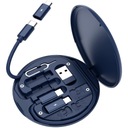 Набор USB-адаптеров, 6 типов кабелей С ЧЕХОЛОМ, черный