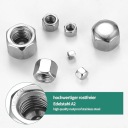 NUTS SLEPE SZESCIOKATNE ZE STEEL STAINLESS STEEL A2 KIT 165 PIECES  photo 5