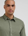 Lee PATCH SHIRT Olive Grove ZELENÁ TRIČKO CASUAL SLIM / REGULAR S Veľkosť S