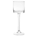 ВОР стеклянный цилиндр ПОДСВЕЧНИК на ножке h20 Ø9