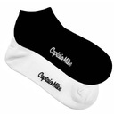 Ponožky športové členkové ponožky Captain Mike biele 35-38 Strih Členkové ponožky