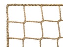 Сетка плетеная бежевого цвета, сетка 5х5 - 0,9х1,2, защитная для лестниц и балюстрад.