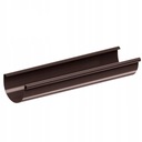 Крышка водосточной ленты Fi 100 длина 3M RAL 8017 Бронза