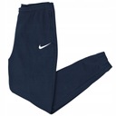 Spodnie Dresowe Męskie Nike Zapinane Kieszenie Bawełniane Granatowe r. M